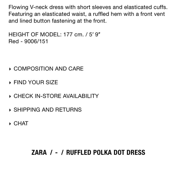 🌺Zara NWT polka dot maxi dress🌺 - Picture 7 of 7